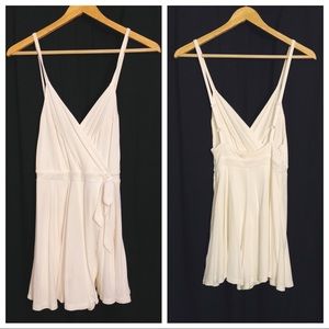 NWT Urban Outfitters Veruca Skorted Wrap Romper